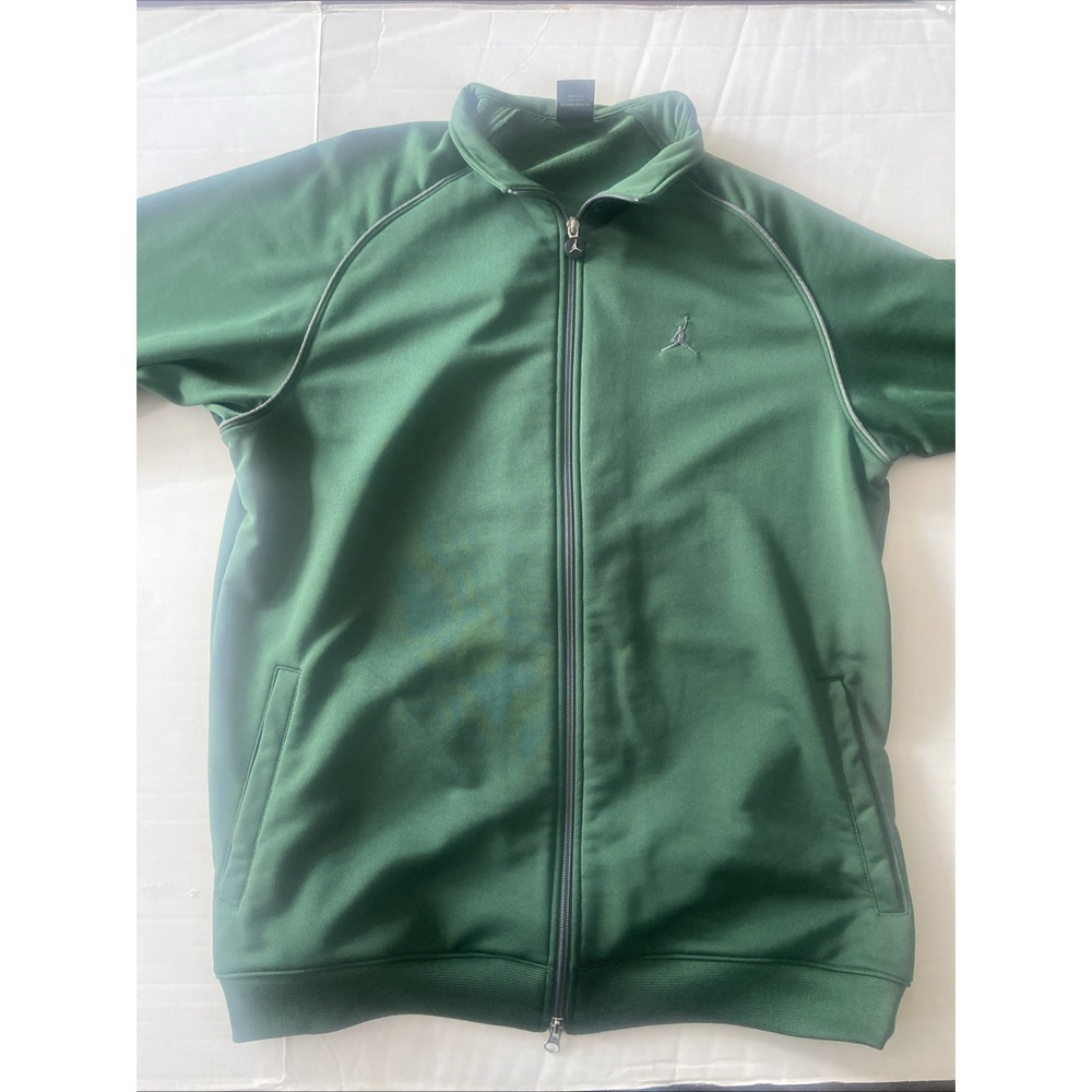 Large Air Jordan Track  Jacket Green